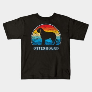 Otterhound Vintage Design Dog Kids T-Shirt